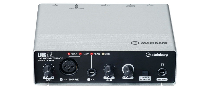 兼容iPad/Mac/PC，实现高品质录音的Steinberg USB音频接口UR12发布