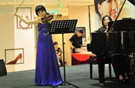 大上海时代广场举办王之炅小提琴音乐会 w88win优德钢琴赞助 
